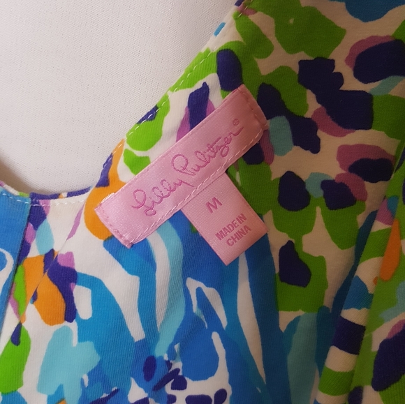 Lilly Pulitzer Shianne dress in sea soiree print - Picture 7 of 8